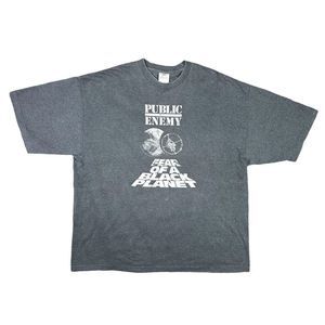 Vintage Alstyle Apparel Public Enemy Fear Of A Black Planet Crew Neck Tee - XXXL